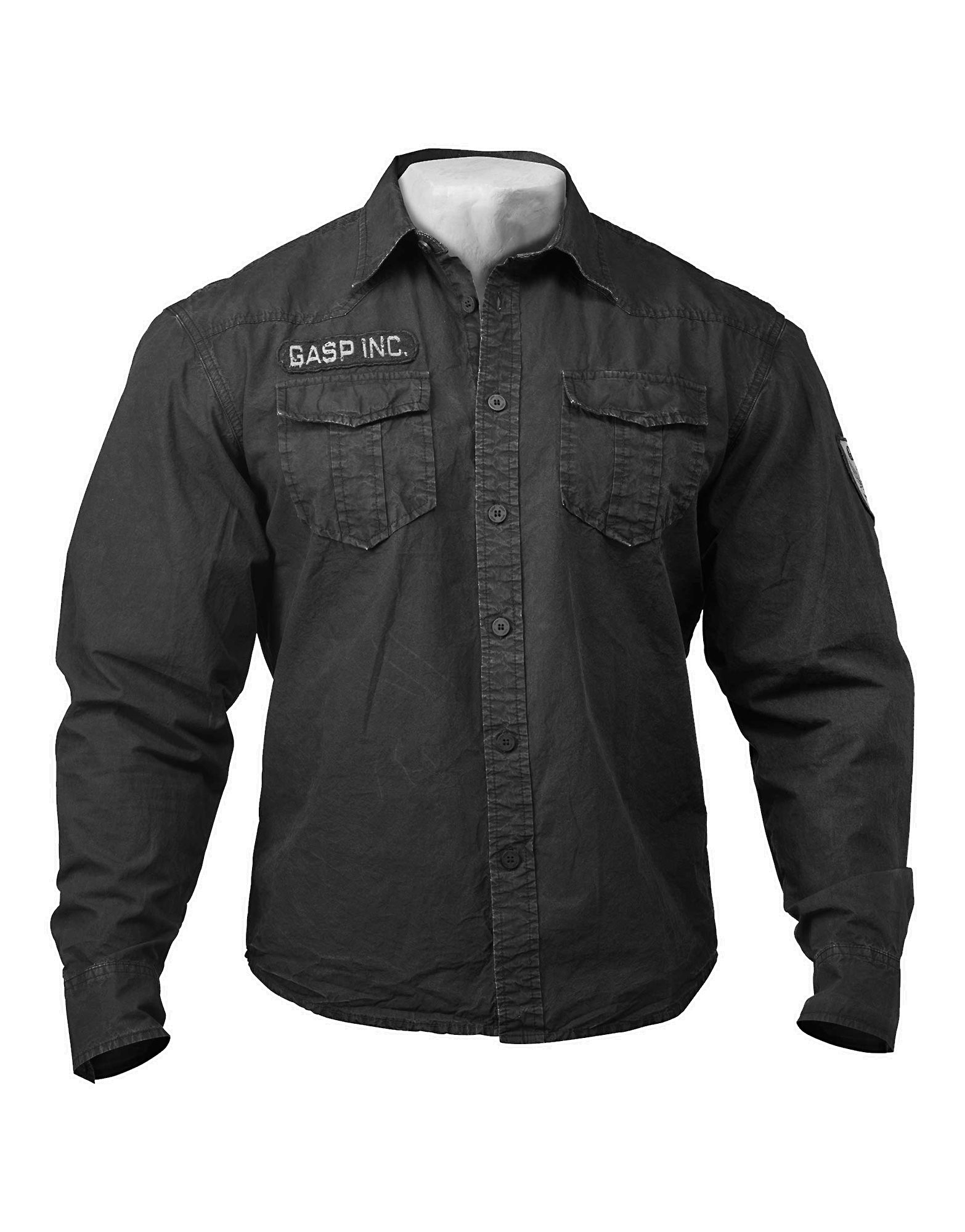 Gasp Army Shirt by GASP WEAR (colour: black) € 69,93