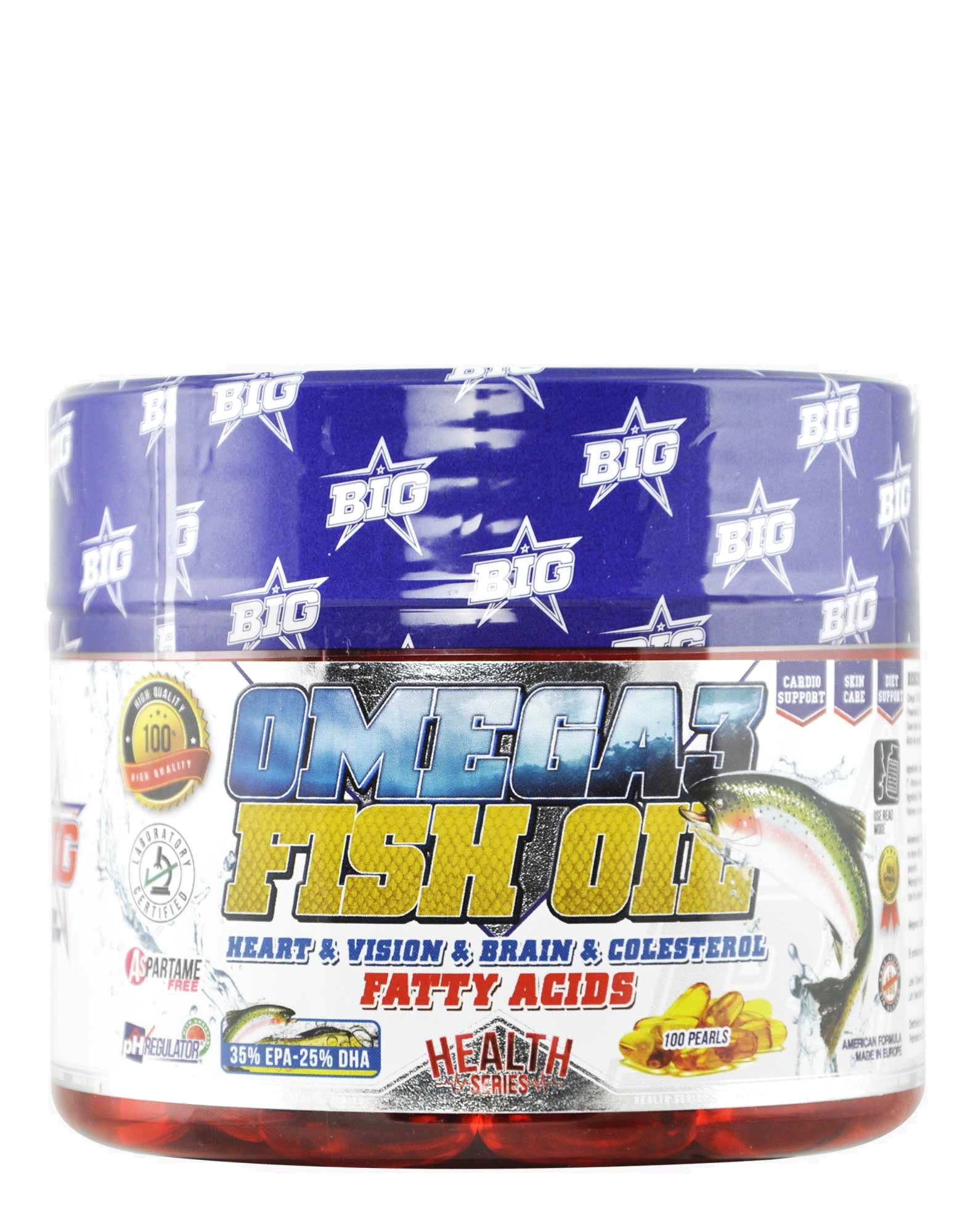 BIG Omega 3 Fish Oil by UNIVERSAL MCGREGOR (100 pearls)