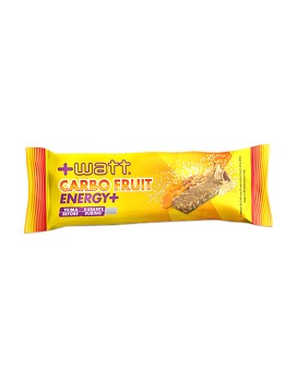 Carbo+ Fruit Energy+ 1 barre de 40 grammes - +WATT