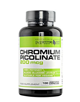 Chromium Picolinate 200mcg 100 vegetarische Kapseln - NATROID