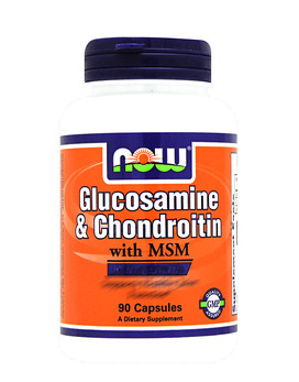 Glucosamine & Chondroitin with MSM 90 capsules - NOW FOODS