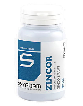 Zincor 30 capsules végétariennes - SYFORM