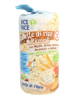 Rice & Rice - Rice Cake Multigrain Gluten free 100 gramos - PROBIOS
