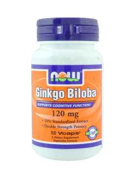 Ginkgo Biloba 50 capsules - NOW FOODS