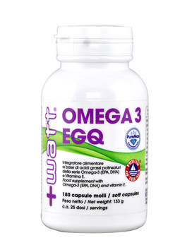Omega3 EGQ 180 cápsulas - +WATT