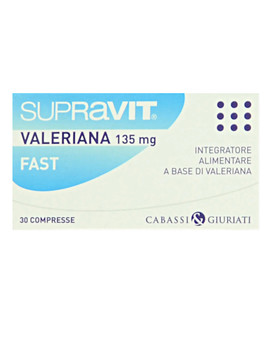 Supravit - Valériane 135mg Fast 30 comprimés - CABASSI & GIURIATI
