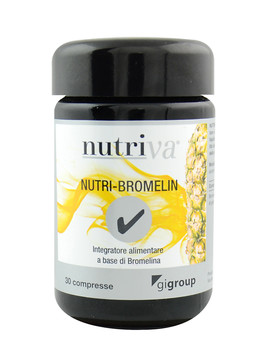 Nutriva - Nutri-Bromelin 30 comprimidos - CABASSI & GIURIATI