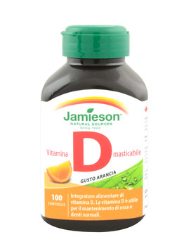 Vitamina D Masticable 100 tabletas - JAMIESON