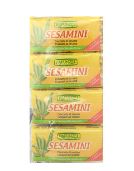 Sesamini - Croccante al Sesamo 4 snacks of 27 grams - RAPUNZEL