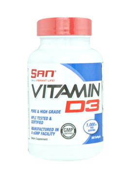 Vitamin D3 360 softgels - SAN NUTRITION