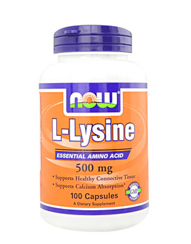 L-Lysine 100 cápsulas - NOW FOODS