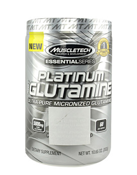 Platinum 100% Glutamine Essential Series 302 grams - MUSCLETECH