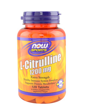 L-Citrulline 1200mg 120 tablets - NOW FOODS