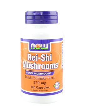 Rei-Shi Mushrooms 60 capsules - NOW FOODS