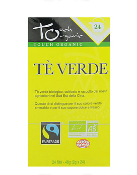 Touch Organic - Biological Green Tea 24 sachets of 2 grams - FIOR DI LOTO