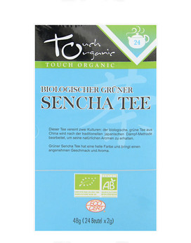 Touch Organic - Tè Verde Sencha Biologico 24 bustine da 2 grammi - FIOR DI LOTO