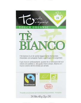 Touch Organic - White Tea 24 sachets of 2 grams - FIOR DI LOTO
