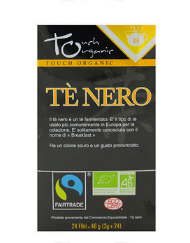Touch Organic - Schwarz Tee 24 Beutel von 2 Gramm - FIOR DI LOTO