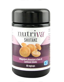 Nutriva - Shiitake 60 vegetarian capsules - CABASSI & GIURIATI