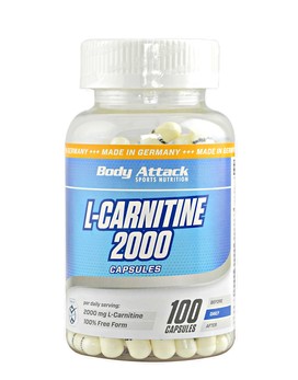 L-Carnitine 2000 100 cápsulas - BODY ATTACK