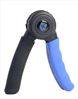 Power Grip Colour: Black / Blue - HARBINGER
