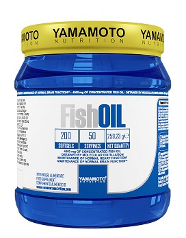 Fish OIL Molecular distillation 200 cápsulas blandas - YAMAMOTO NUTRITION
