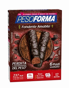 Barre de Chocolat Noir 12 barres de 31 grammes - PESOFORMA