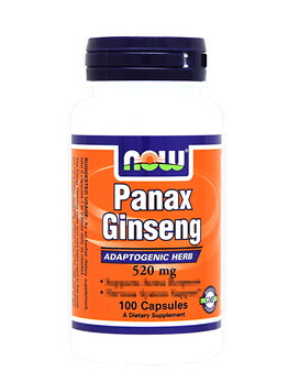 Panax Ginseng 100 capsules - NOW FOODS