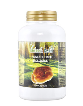 Hongo Reishi Orgánico 150 cápsulas - AMAZON SEEDS