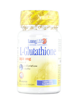 L-Glutathione 250mg 30 tablets - LONG LIFE