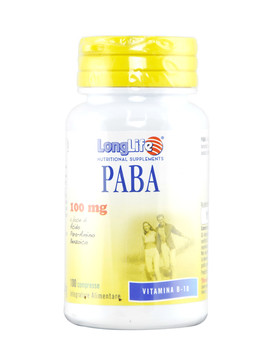 PABA 100mg 100 Tabletten - LONG LIFE