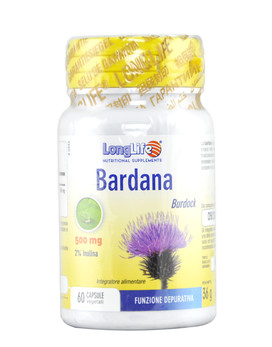 Bardane 500mg 60 capsules végétariennes - LONG LIFE
