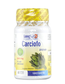Alcachofa 500mg 60 cápsulas vegetales - LONG LIFE