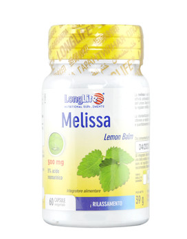 Lemon Balm 500mg 60 vegetarian capsules - LONG LIFE