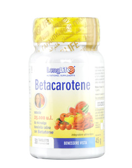 Betacaroteno 25.000 UI 30 comprimidos - LONG LIFE