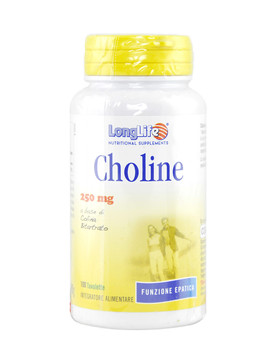 Choline 250mg 100 comprimés - LONG LIFE