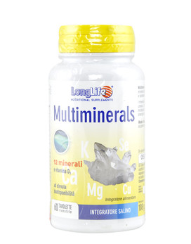 Multiminerales 60 comprimidos - LONG LIFE