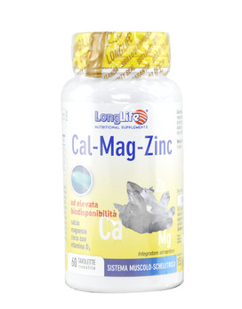Cal-Mag-Zinc 60 tavolette - LONG LIFE