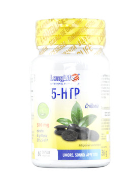 5-HTP 500mg 60 cápsulas vegetales - LONG LIFE