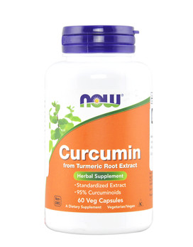 Curcumin 60 capsule vegetali - NOW FOODS