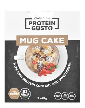 Protein Gusto - Mug Cake 7 buste da 45 grammi - BIOTECH USA
