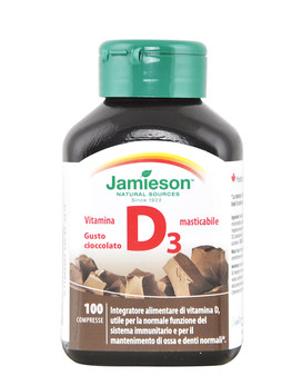 Vitamine D 1000 UI à Croquer 100 comprimés - JAMIESON