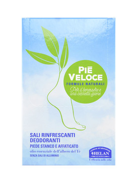Piè Veloce - Erfrischende Desodorierungssalze 6 Beutel von 50 Gramm - HELAN