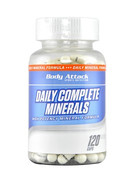 Daily Complete Minerals 120 cápsulas - BODY ATTACK