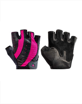 Women's Pro Gloves Colour: Black / Pink - HARBINGER