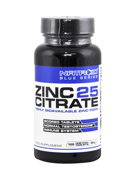 Zinc 25 Citrate 100 comprimidos - NATROID