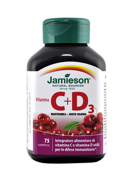 Vitamine C + D3 75 comprimés - JAMIESON