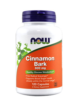 Cinnamon Bark 120 cápsulas - NOW FOODS