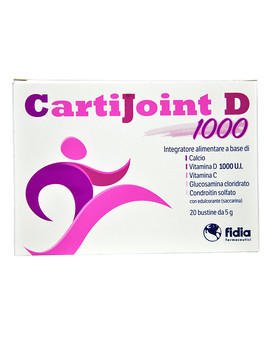 CartiJoint D 1000 20 sachets of 5 grams - FIDIA FARMACEUTICI