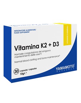 Vitamina K2 + D3 MenaQ7® 30 Kapseln - YAMAMOTO RESEARCH